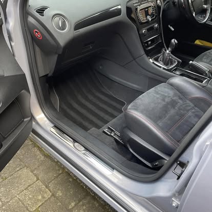 Clean car front cabin after an interior clean